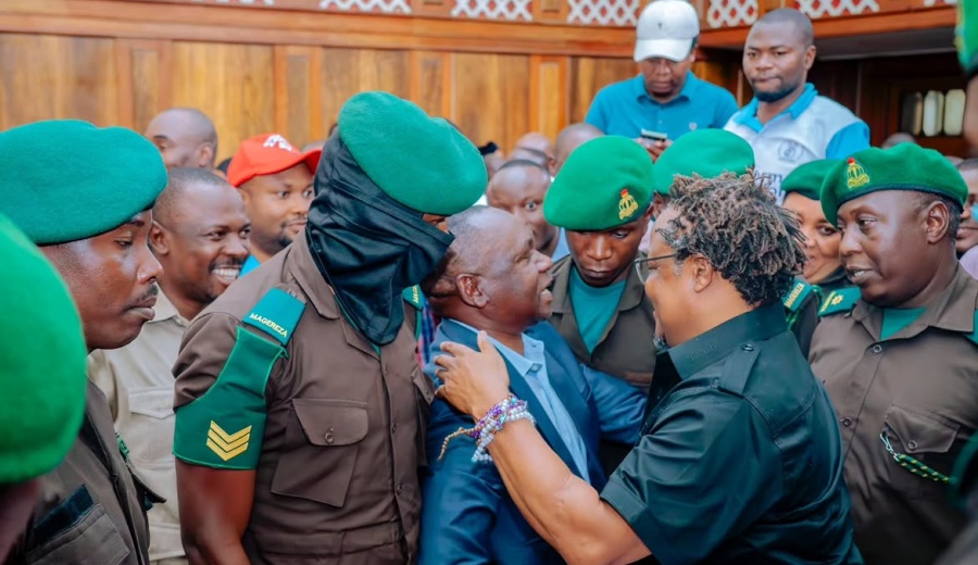 Matukio katika picha leo mahakamani.